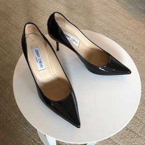 Jimmy Choo Anouk 120 Patent leather black Women's